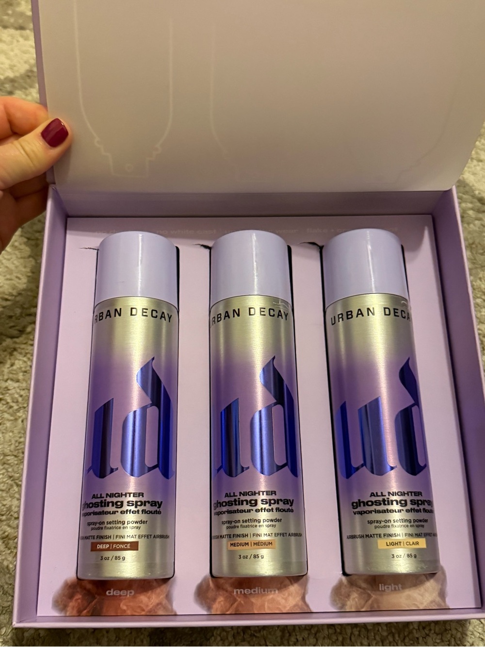 Urban Decay All Nighter Ghosting Spray Set -